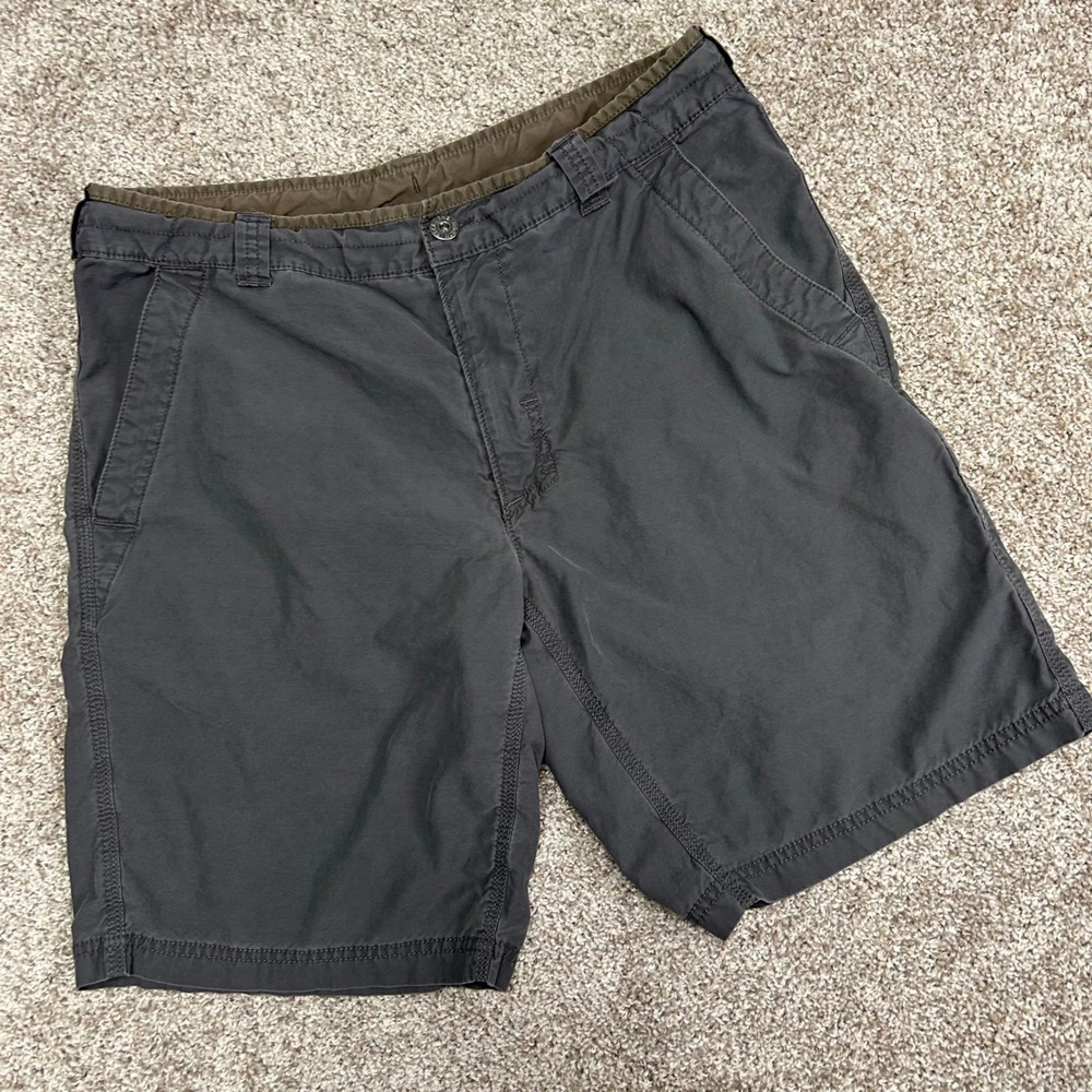 The North Face Shorts Men Size 32 Outdoor Gorpcore Gray Hiking Pocket Drawstring